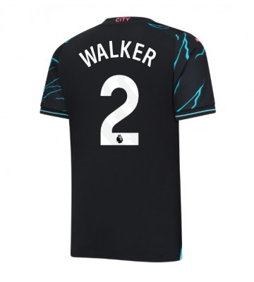 Manchester City Kyle Walker #2 Tredje Tröja 2023-24 Kortärmad